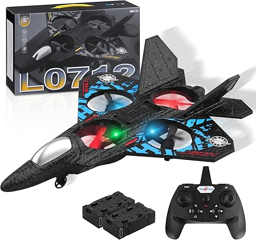 Henakmsl RC Aeroplane 2.4GHz Remote Controlled Aeroplane Fighter Jet Toy