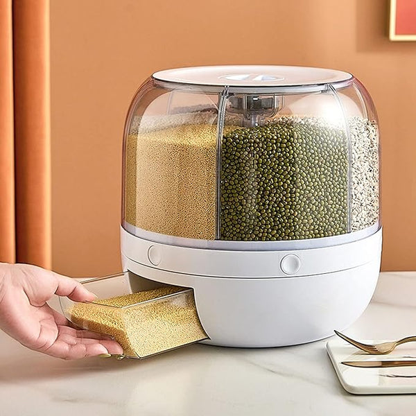 6-Grid Round Rice Dispenser