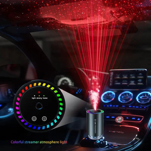 Smart Car Air Freshener with Star Projector