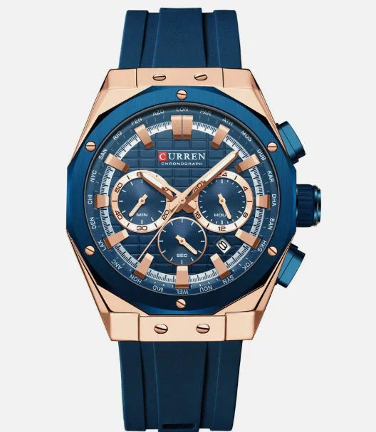 Men’s Chronograph Watch CURREN 8464 Sport Quartz Luminous Waterproof